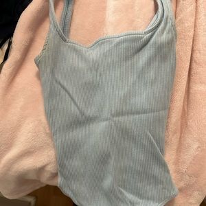 Baby blue bodysuit xs